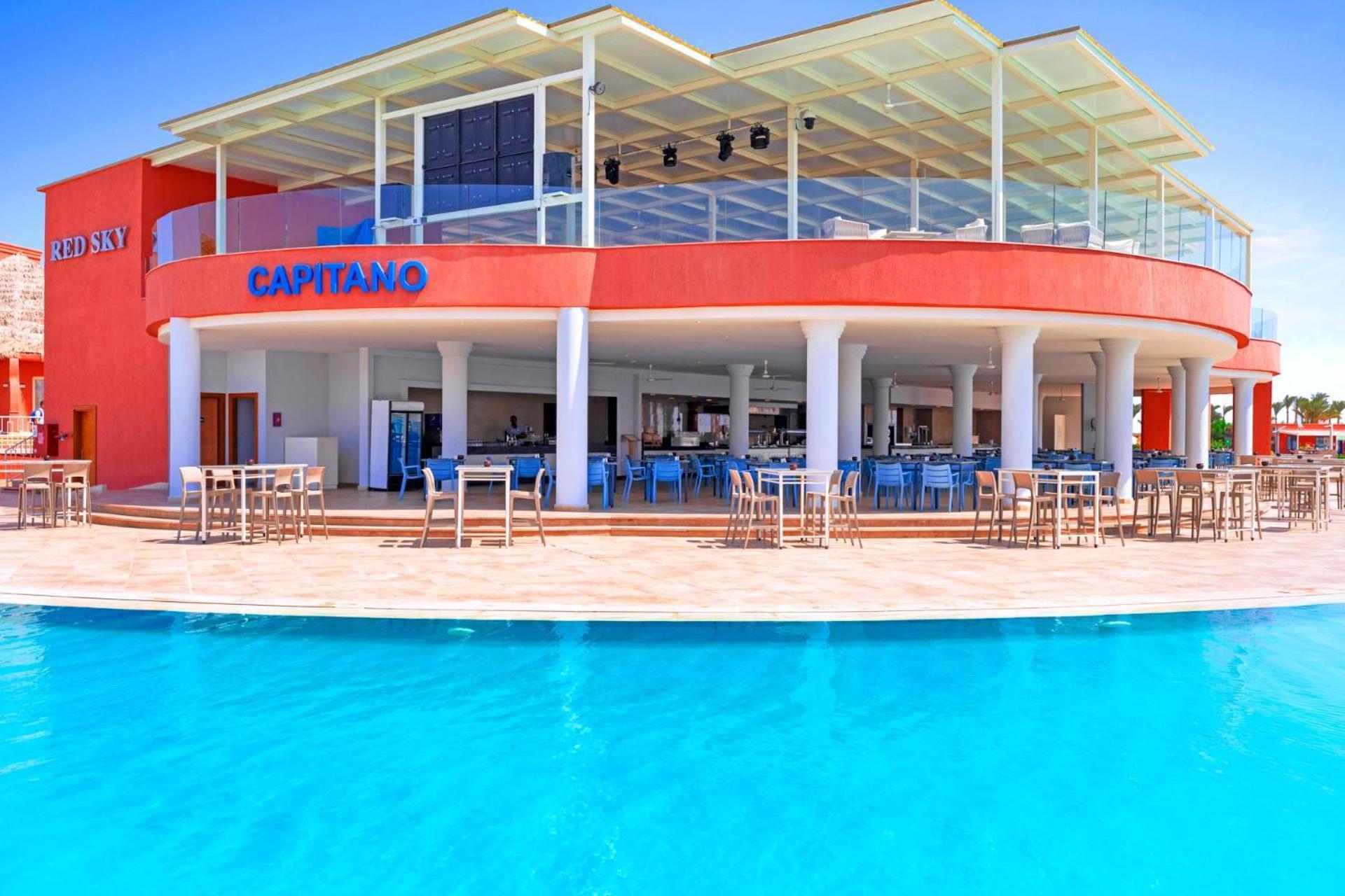 Pickalbatros Laguna Vista Aqua Park Sharm el-Sheikh Bagian luar foto Capitana Restaurant