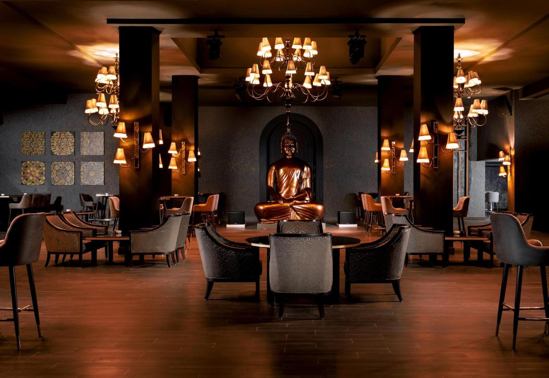 Pickalbatros Laguna Vista Aqua Park Sharm el-Sheikh Bagian luar foto The interior of the restaurant