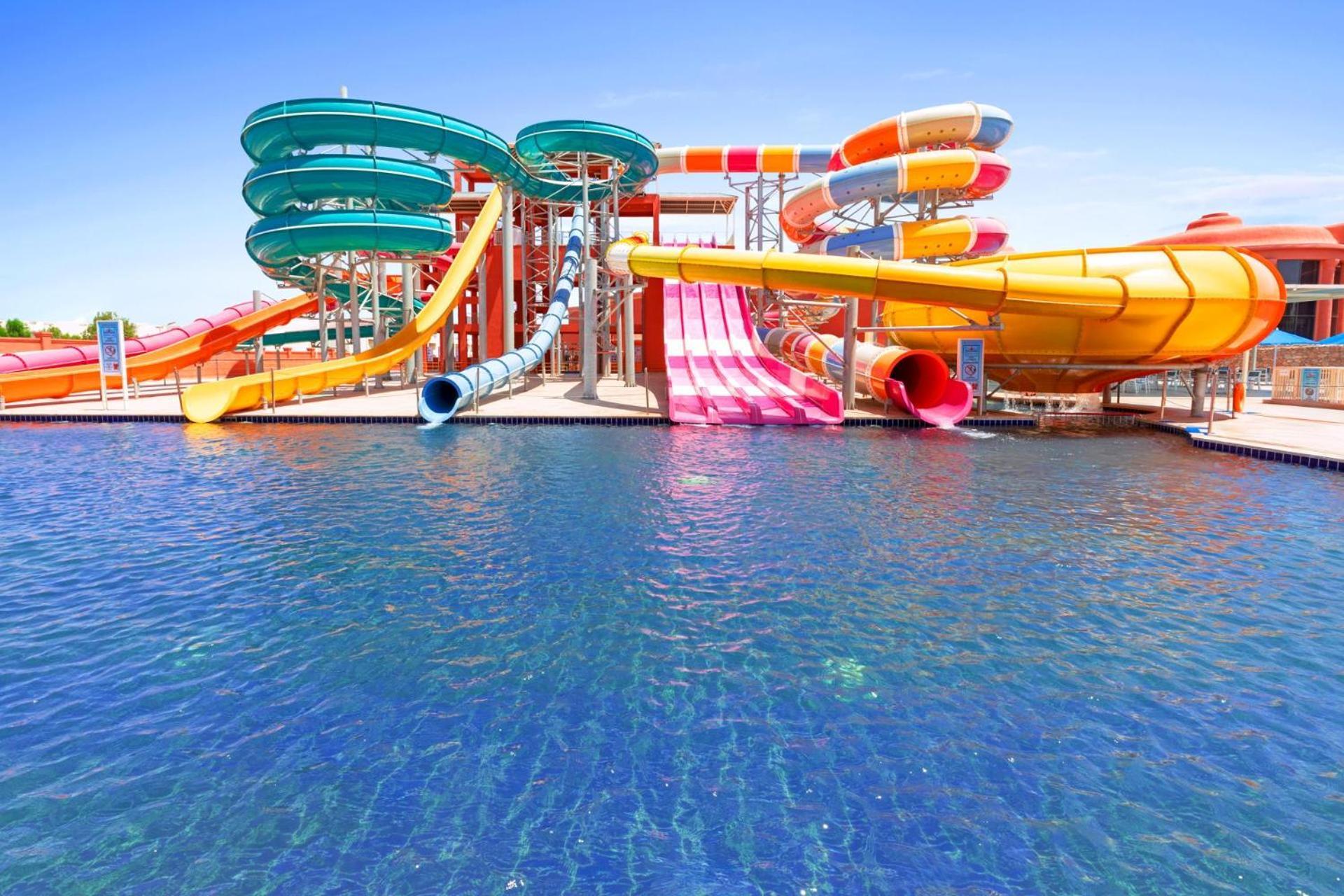 Pickalbatros Laguna Vista Aqua Park Sharm el-Sheikh Bagian luar foto The park's slides