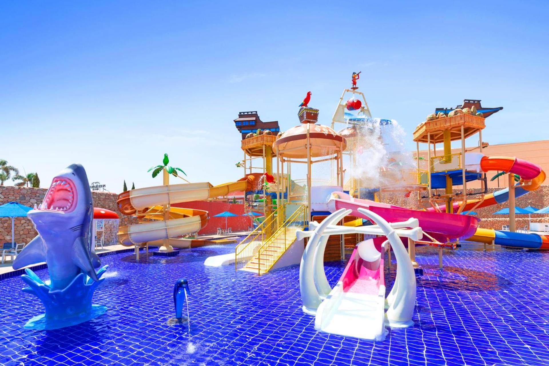 Pickalbatros Laguna Vista Aqua Park Sharm el-Sheikh Bagian luar foto The park's water slides